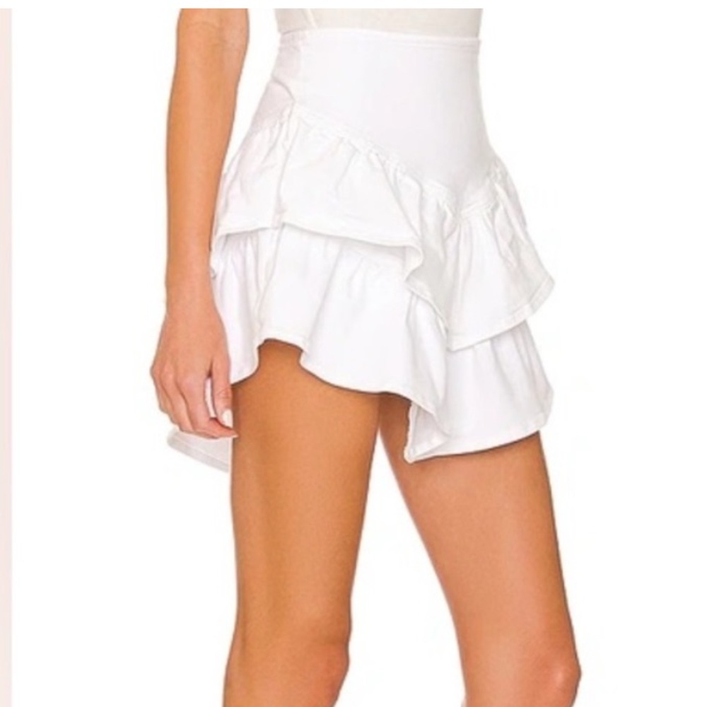 MOTHER The Ruffle Mini Skirt - Picture 3 of 9
